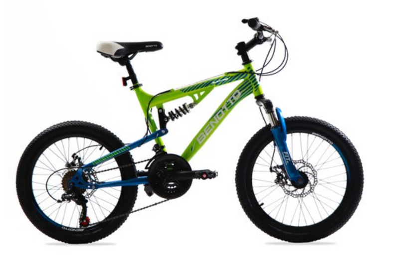 Bicicleta BENOTTO Montaña BLACKCOMB R20 21V. Hombre DS Frenos Doble Disco Mecanico Acero Verde/Azul Oscuro Talla:UN
