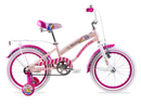 Bicicleta BENOTTO Cross GISELLE R16 1V. Niña Frenos Contrapedal Ruedas Laterales Acero Rosa/Blanco Talla:UN