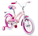 Bicicleta BENOTTO Cross GISELLE R16 1V. Niña Frenos Contrapedal Ruedas Laterales Acero Rosa/Blanco Talla:UN