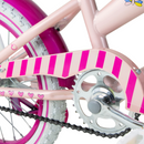 Bicicleta BENOTTO Cross GISELLE R16 1V. Niña Frenos Contrapedal Ruedas Laterales Acero Rosa/Blanco Talla:UN