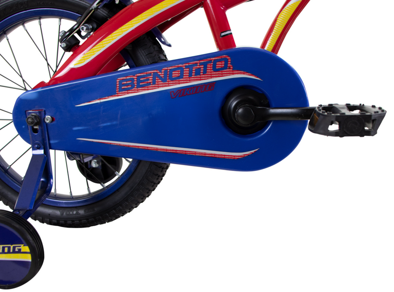 Bicicleta BENOTTO Cross VIKING R16 1V. Niño Frenos V Acero Rojo/Azul Brillante Talla:UN