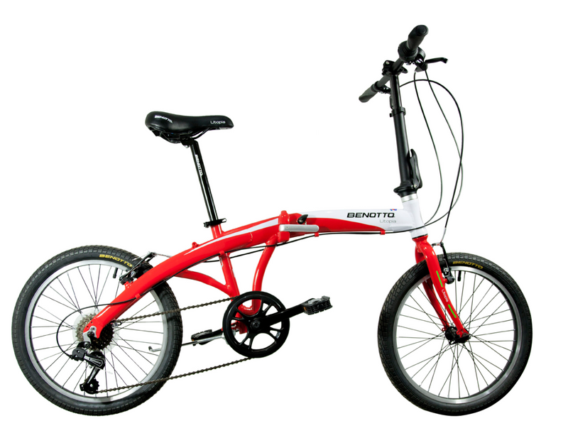 BENOTTO Bicicleta Plegable UTOPIA R20 7V. Shimano Frenos V Aluminio