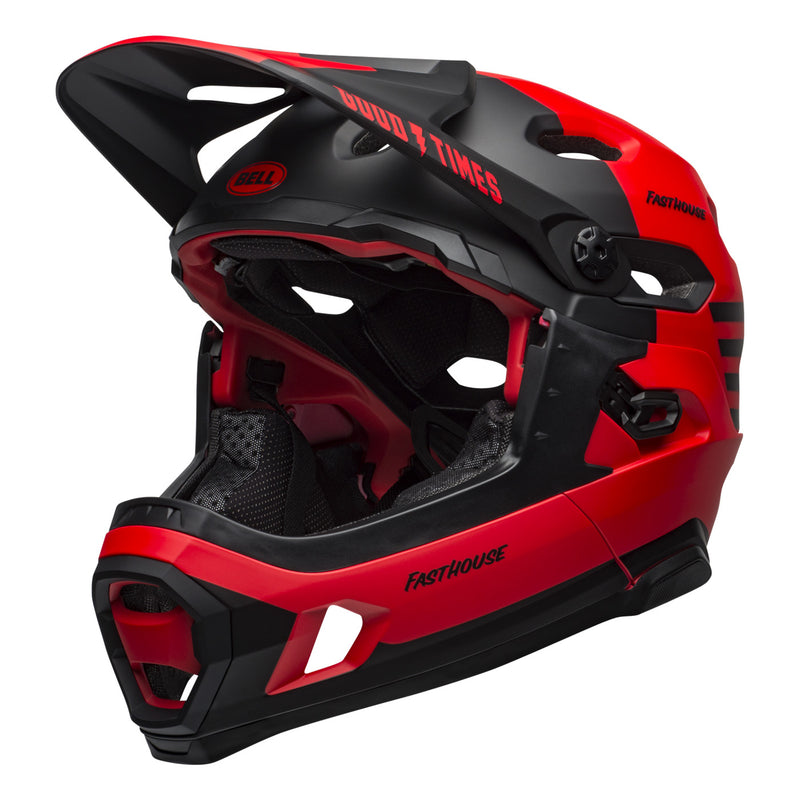 Casco BELL DownHill SUPER DH SPHERICAL MIPS Fasthouse Rojo/Negro Talla:L (58-62cm)