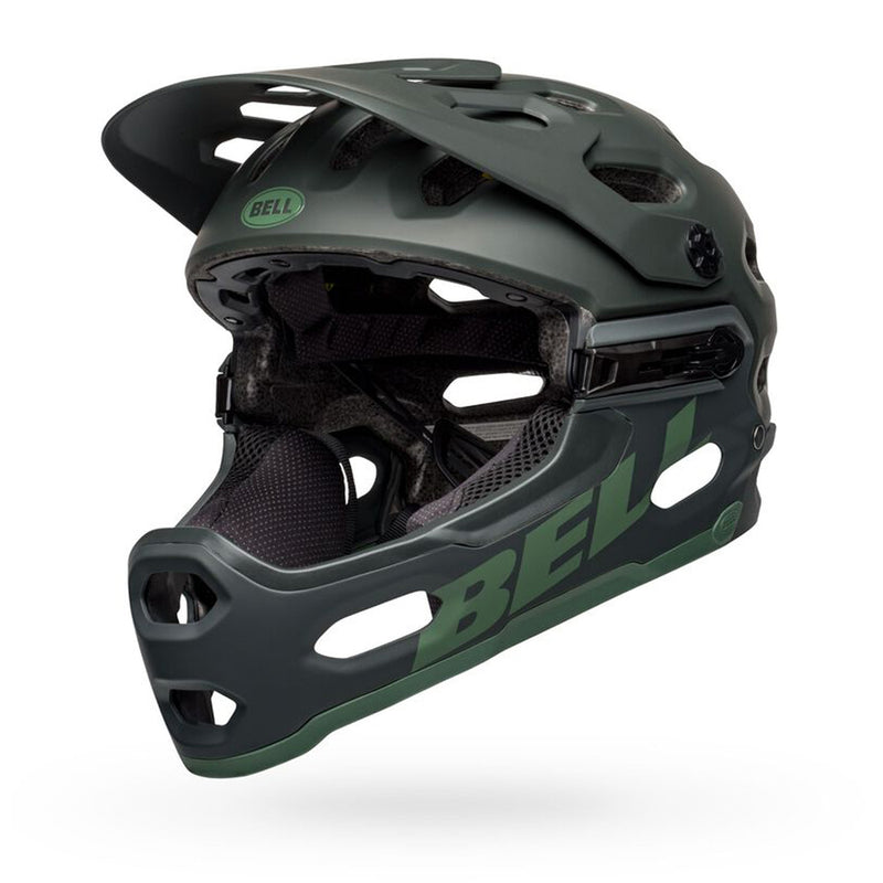 Casco BELL Enduro SUPER 3R MIPS Verde Talla:M(55-59cm)