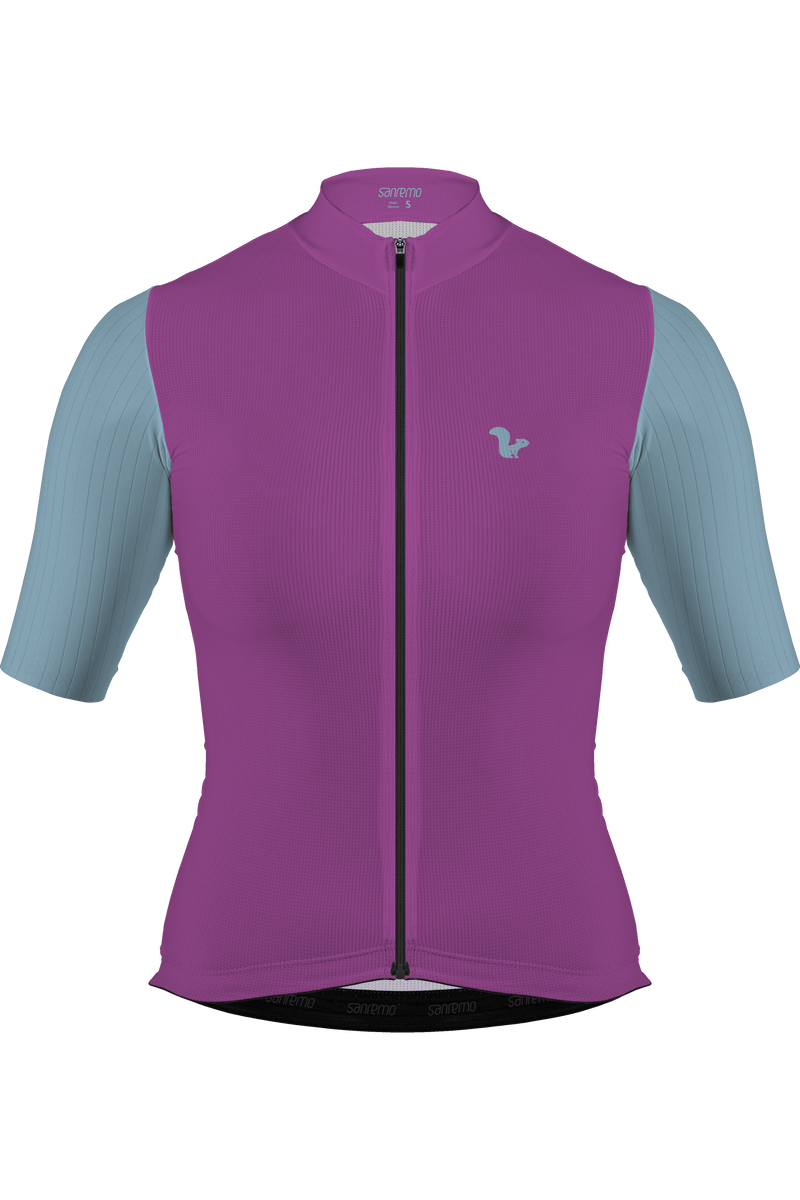 Jersey Corsa Purple Gray - Mujer