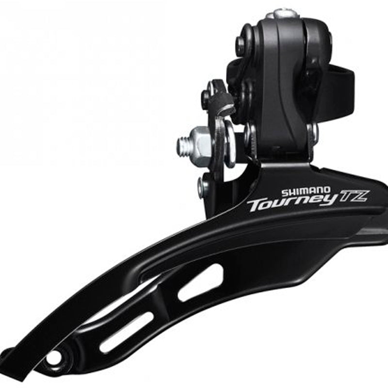 Desviador Central SHIMANO FD-TZ500 MTB 28.6 Tiron Abajo para 42Dts. Tourney Negro