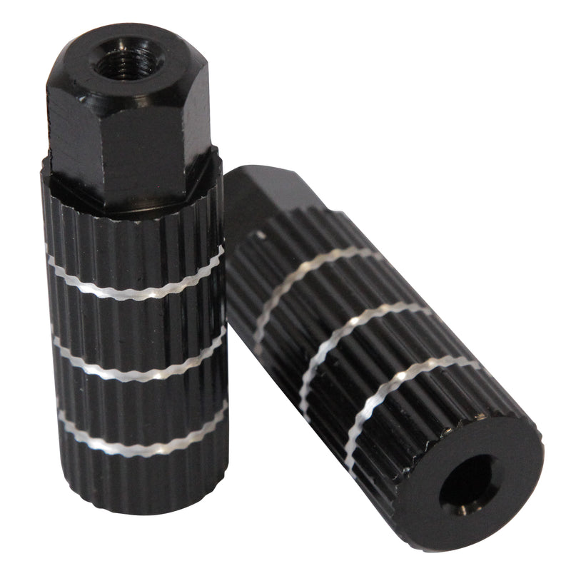 Diablos BENOTTO 2880 Aluminio Negro 3/8" 28x80mm HX-Y06-19BK Blister (2 Piezas)