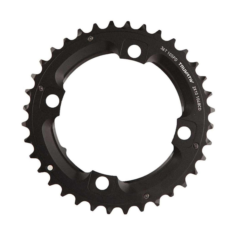 Disco para Multiplicacion TRUVATIV Montaña 36D S1 104 BCD Aluminio 5mm Negro 2X10 Linea 49 11.6215.188.430