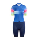 Enterizo SUAREZ AVANT HOLOGRAM Full Body Manga Corta Mujer Azul Talla:XCH