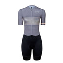 Enterizo SUAREZ AVANT PEWTER Full Body Manga Corta Mujer Gris/Negro Talla:M