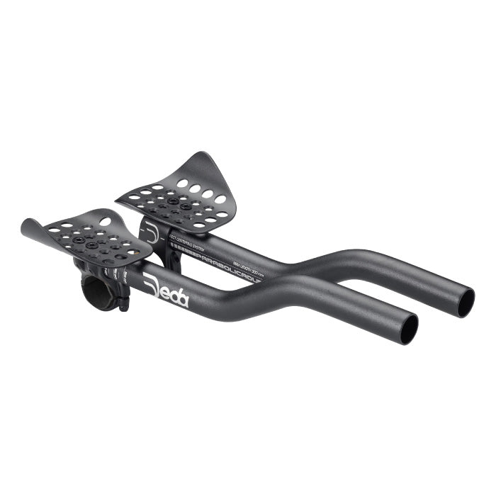 Extensiones DEDA Triatlón PARABOLICA 2 ALTA para Manubrio 31.7mm 285mm Cubra-S Aluminio 6061 Negro PARA2K