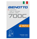 BENOTTO Cámara 700CX23/32 Ruta V.F. 60mm Cajita