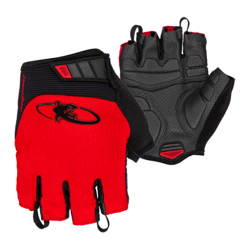 Guantes LIZARD SKINS Ruta ARAMUS CADENCE Corto Rojo Grande ACA50010