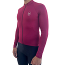 Jersey Basic Manga Larga - Hombre - Burgundy