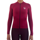 Jersey Basic Manga Larga - Mujer - Burgundy