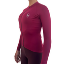 Jersey Basic Manga Larga - Mujer - Burgundy