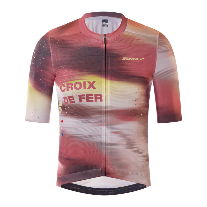 Jersey SUAREZ AVANT CROIX DE FER Tour de France Hombre Rojo/Blanco Talla: XXG