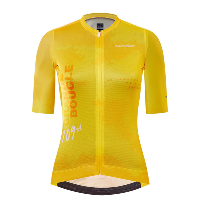 Jersey SUAREZ AVANT GRANDE BOUCLE Tour de France Mujer Amarillo Talla: M