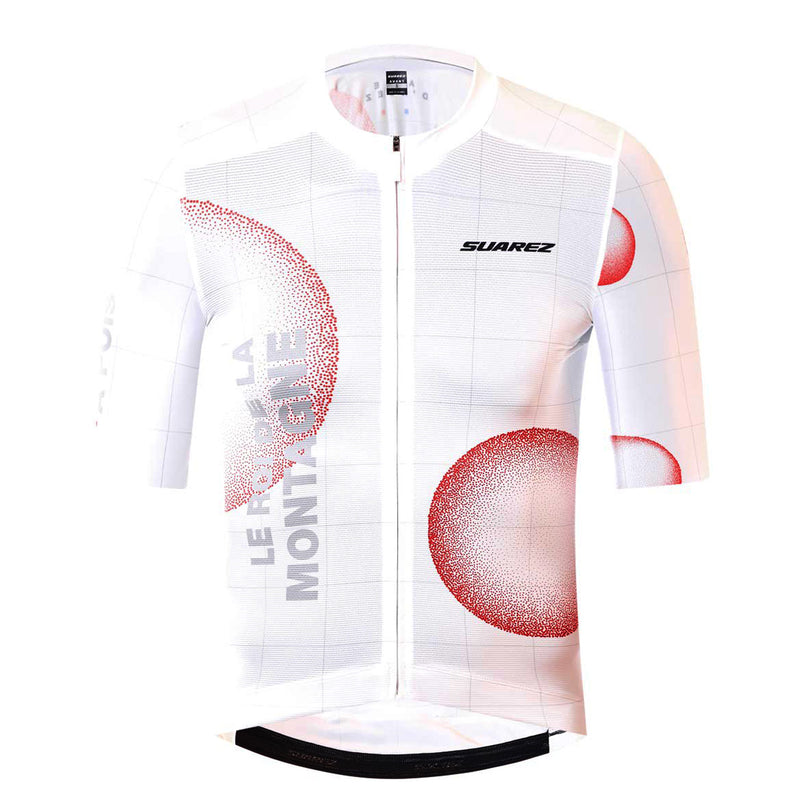 Jersey SUAREZ AVANT MAILLOT A POIS Tour de France Hombre Blanco Talla: G MCJ2134600L1226