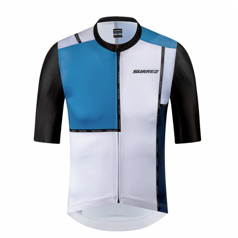 Jersey SUAREZ PERFORMANCE AIR Manga Corta Hombre Blanco/Azul/Negro Talla:XXG MCJ513152XL1110