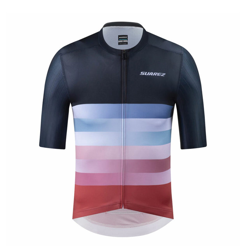 Jersey SUAREZ PERFORMANCE FREQUENCY Manga Corta Hombre Negro/Rosa Talla:CH MCJ5131500S1114