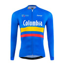 Jersey SUAREZ PERFORMANCE COLOMBIA FEDERACION 2021 2.0 Manga Larga Mujer Azul Talla: G WCJ5128600L900