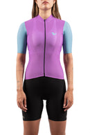Jersey Corsa Purple Gray - Mujer