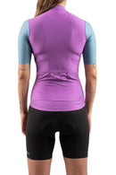 Jersey Corsa Purple Gray - Mujer