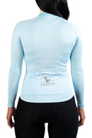 Jersey Basic Manga Larga - Mujer - Azul Celeste