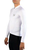 Jersey Basic Manga Larga - Hombre - Blanco