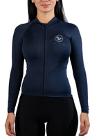 Jersey Basic Manga Larga - Mujer - Azul Navy