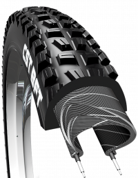 Llanta CST 27.5X2.40 (61-584) MTB BFT Negra 27TPI C1752