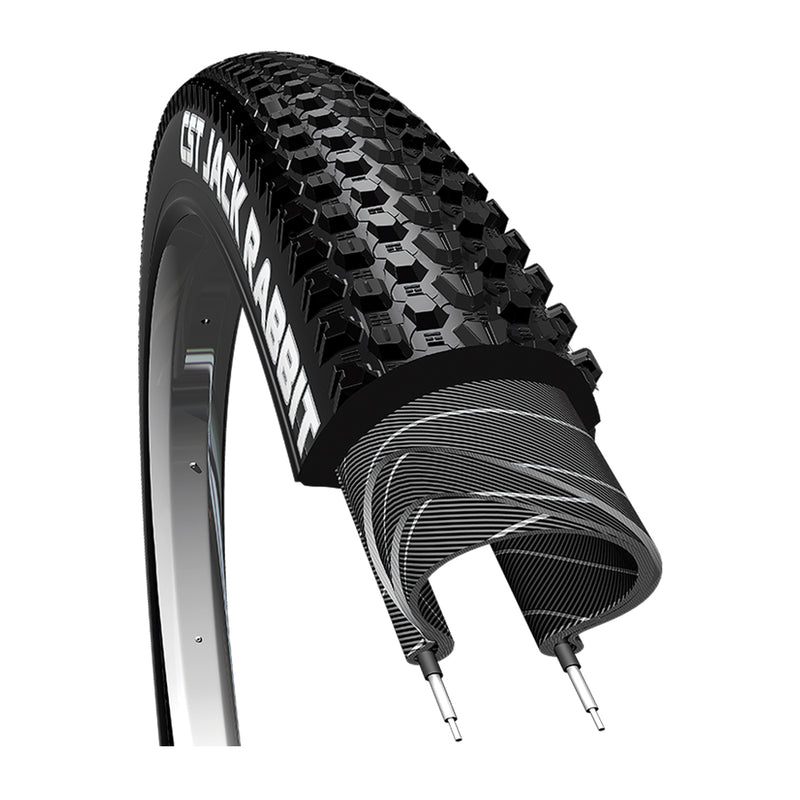 Llanta CST 29X2.25 (56-622) MTB JACK RABBIT Negra 60TPI Doblable EPS Tubeless C1747