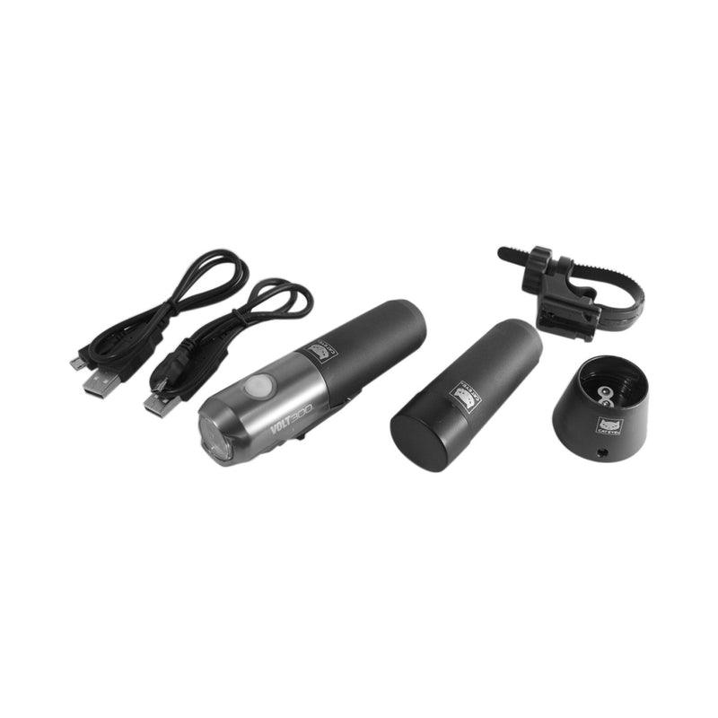 Luz CAT EYE Delantera HL-EL460RC Con Cargador VOLT300 5 Func.1 Led USB Recargable