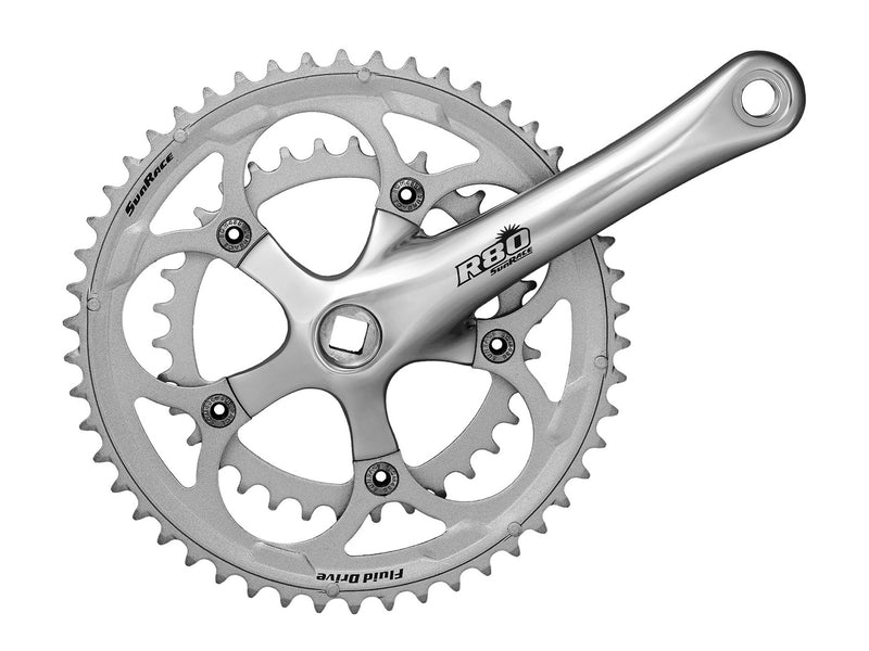 Multiplicación SUNRACE Ruta R86 50-34D 8P 170mm Cuadrado Aluminio 6061 Cajita FCR86.00AS.SS2.BXB