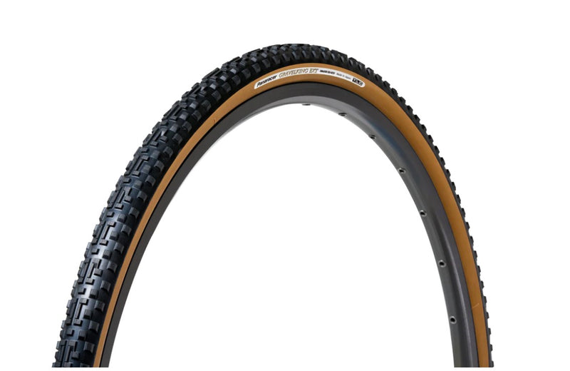 LLANTA PANARACER GRAVELKING SK+ 700X38C DOBLABLE NEGRO/MARRON