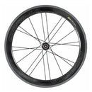 Rin Armado Trasero CORIMA 58mm WS BLACK Freno Rin 700C Carbon 20R Clincher SHIMANO (3K) Logo Outline (R0204202015)
