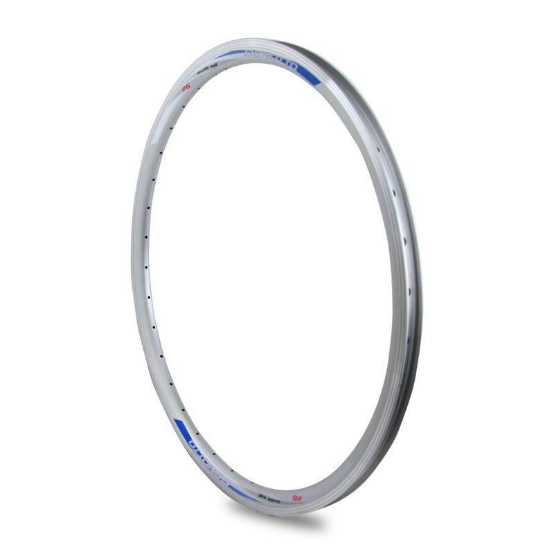 Rin BENOTTO 26x1.75 36B 14G Aluminio Anodizado Calcomania Azul Aero Doble Pared Mod. ZLA015B