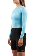 Base Layer Manga Larga – Mujer - Celeste