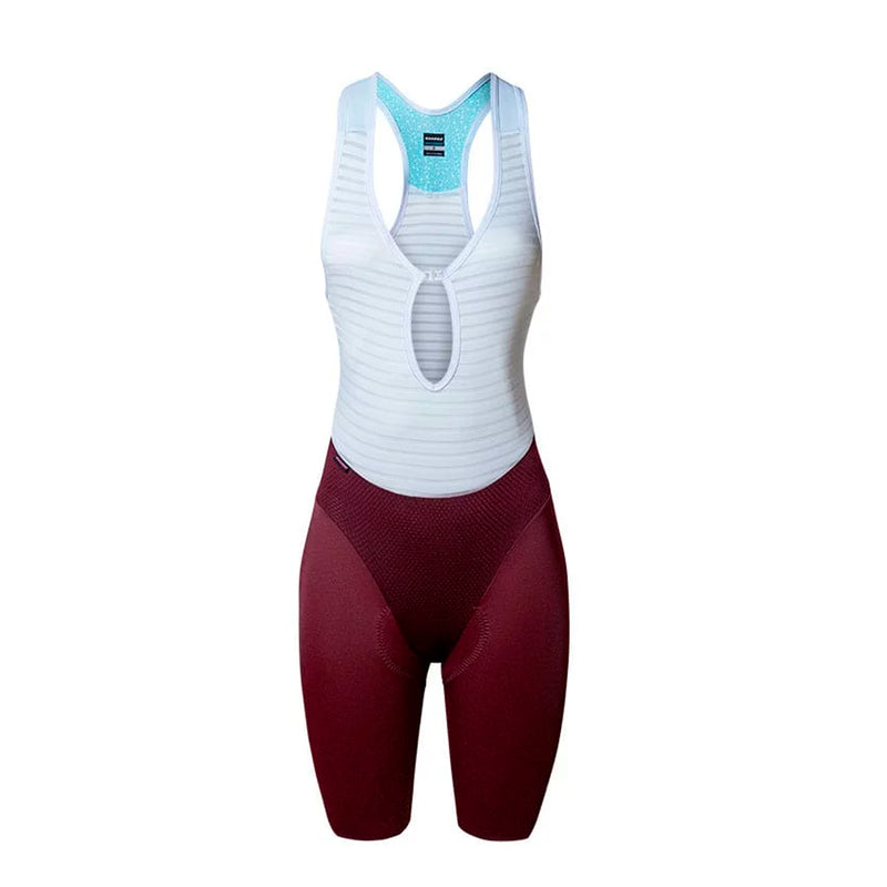 Bib Short SUAREZ PERFORMANCE THE NEO LUXE MERLOT con Tirantes Mujer Vino Talla: G WCS5714000L724