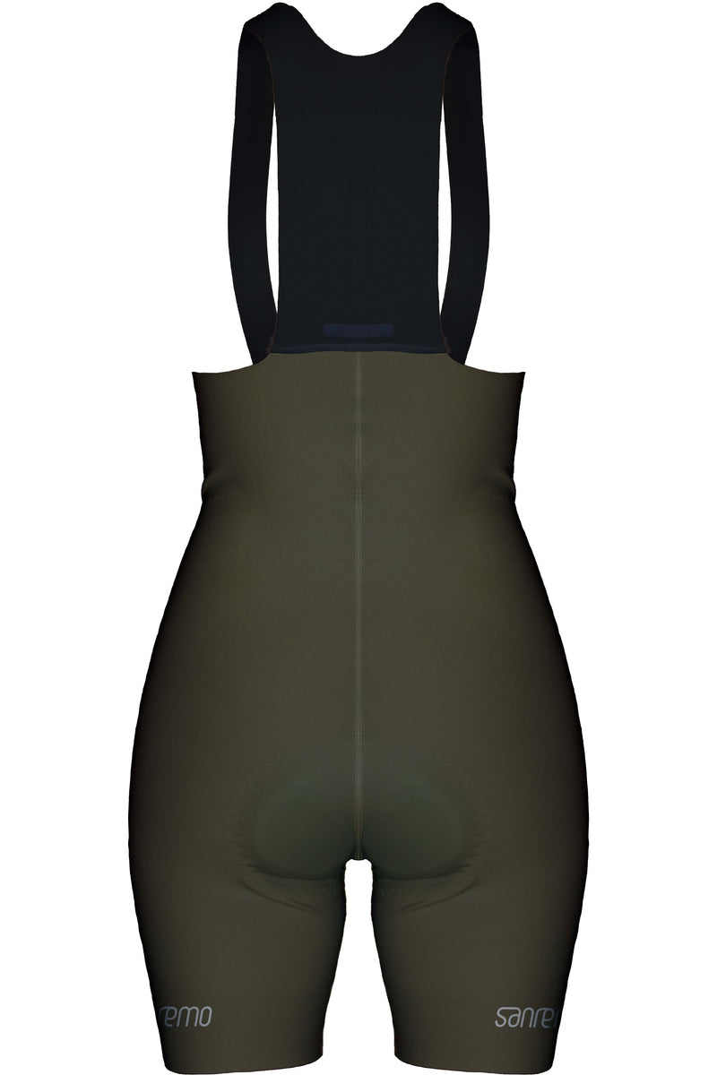 Bib Short Strade Verde - Mujer