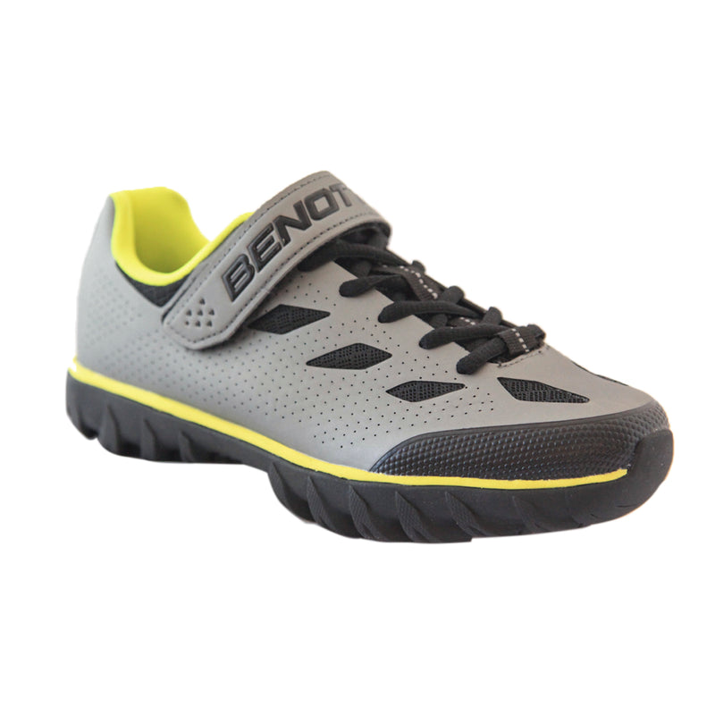 Zapato BENOTTO Montaña con agujeta Med:39.0/25.0 Gris/Amarillo