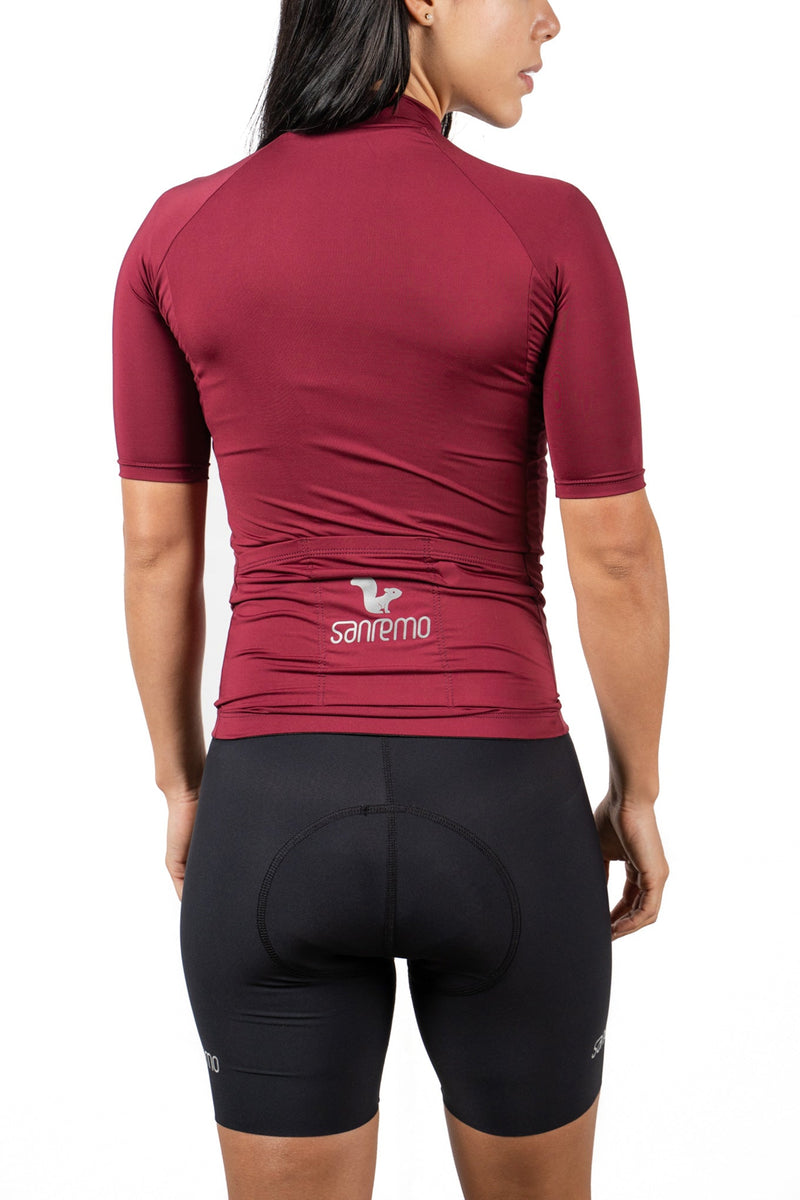 Jersey  Basic - Mujer - Burgundy