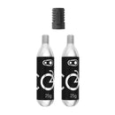 CRANKBROTHERS CARTUCHOS CO2 DE 25G (2 UNIDADES) CON CABEZA KLIC