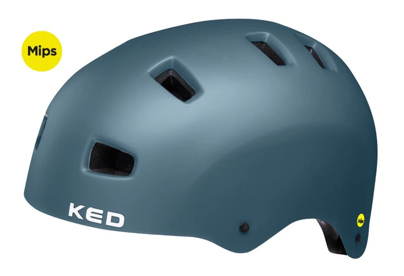 KED Citro Azul Oscuro Casco para Ciclismo