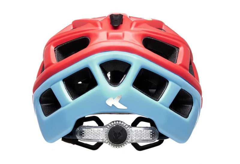 KED Kailu Rojo/Azul Casco para Ciclismo de Montaña