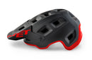 Met Casco Terranova Negro/Rojo