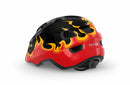 Met Casco Hooray Negro Flamas
