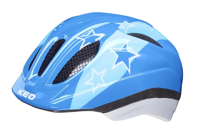 KED Meggy Estrellas Azul Casco para Ciclismo de Montaña