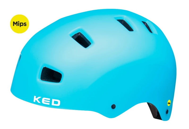 KED Citro Azul Casco para Ciclismo